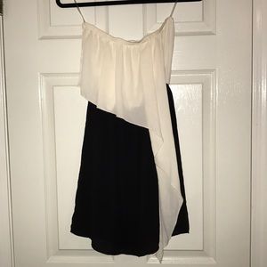 Black and white dress